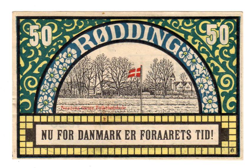 Rødding kommune 75B 50pf 1920