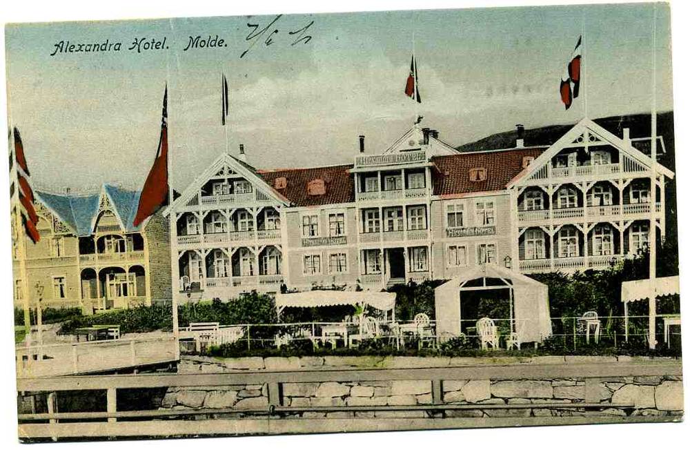 Alexandra hotel Molde Treringsstempel 563 Werner 1907 no 635