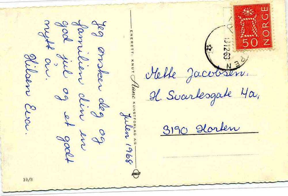 Gunnar Bratlie A; 39/8 st 1968