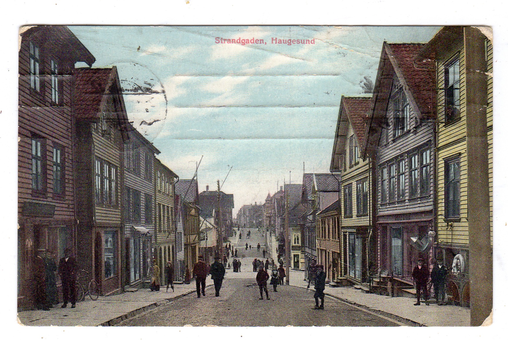 Strandgaden Haugesund st Haugesund 1921 Sund