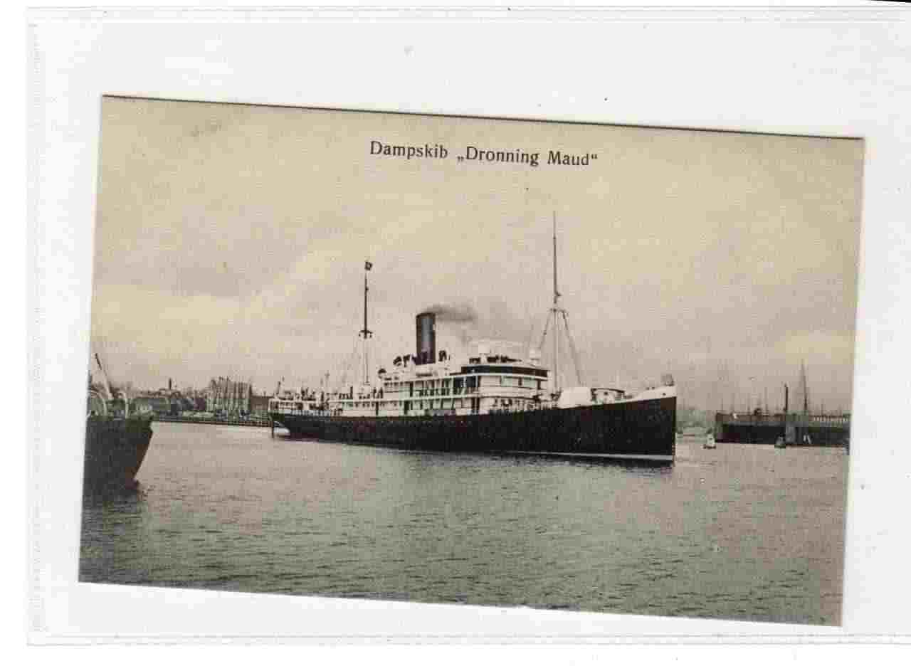 Dampskib "Dronning Maud" Knudstrup  st 1907