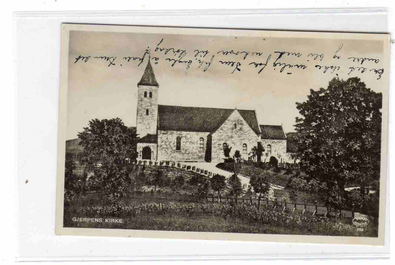 Gjerpens kirke Erik st Nielssen nr 669 st Bratsberg 1938