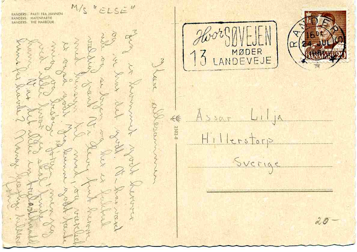 Randers Fra havnen M/S Else  st Randers