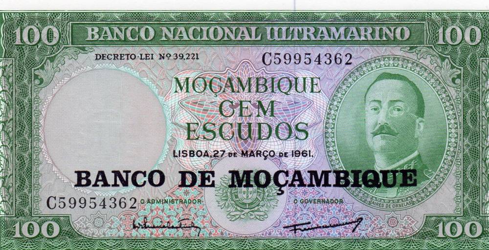 100 Escudos Mozambique kv0