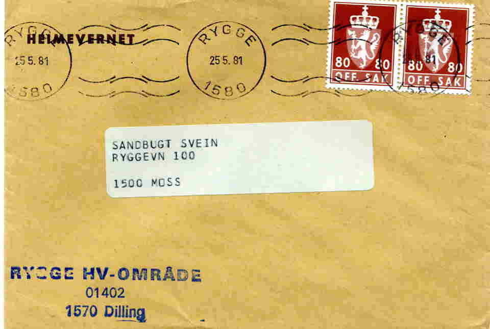 Heimevernet Rygge 1981