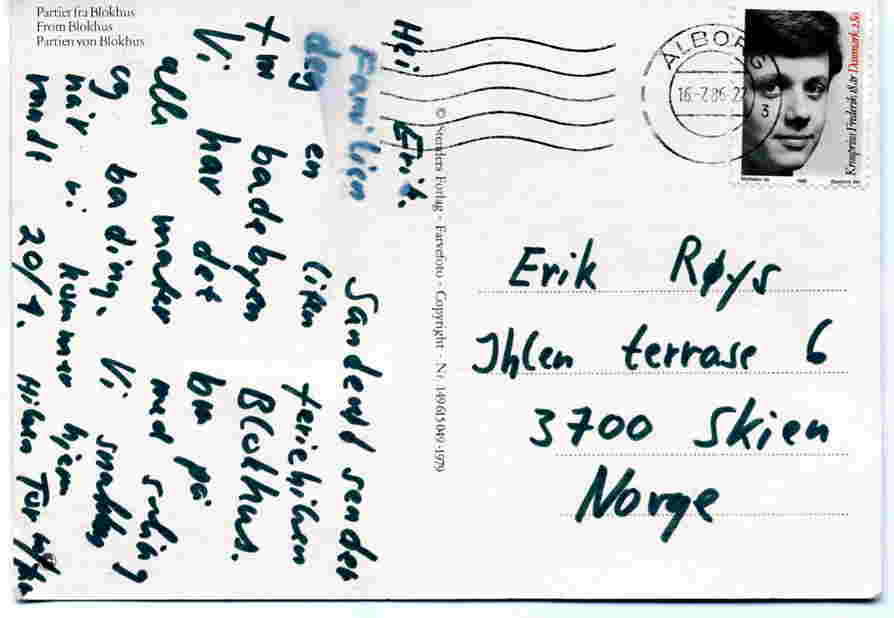 Partier fra Blokhus 1986 Stender