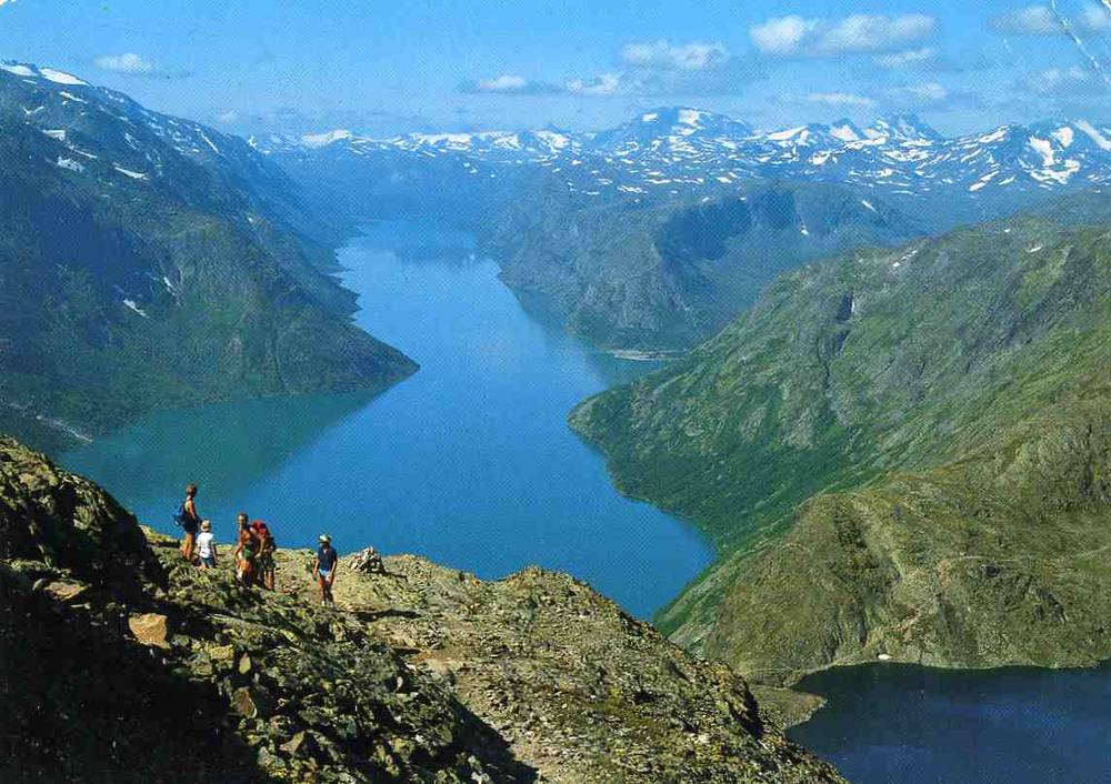Jotunheimen Besseggen/vatn Ruten Gjendesheim-memurubu-Gjendebu st Vågamo 1984 No; G 5 183