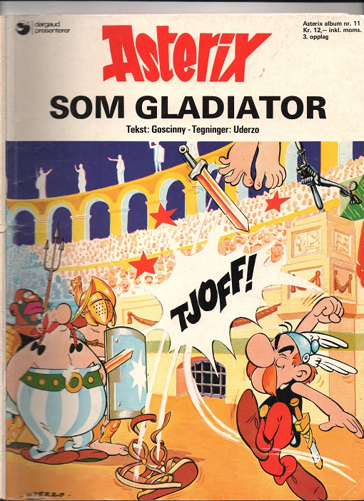 Asterix som gladiator, Goscinny & Uderzo, Hjemmet 1975 P B O