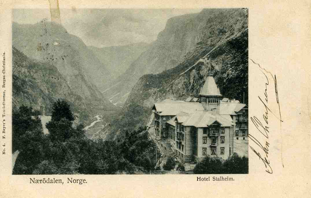 Nærødalen Hotel Stalheim  Beyer no4