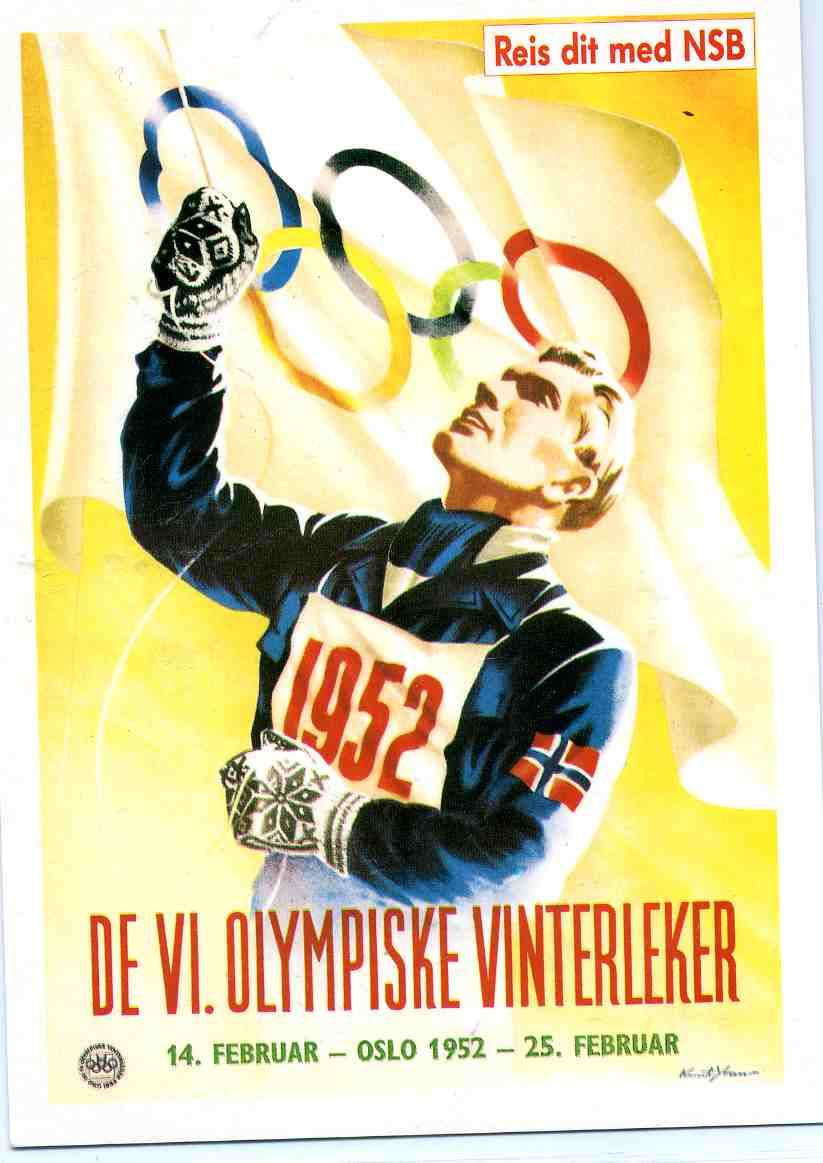 Olympiske vinterleker 1952 Oslo Knut Yran
