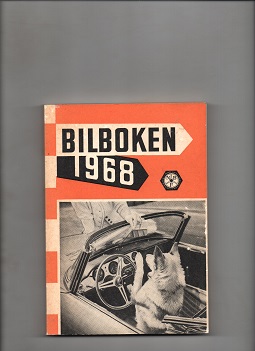 Bilboken 1968, Redaktør Øyvind Holmvik, Norges Bilbransjeforbund P 184 sider Pen O