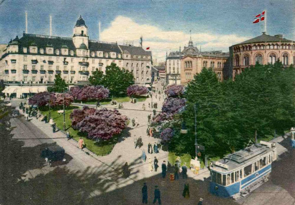 Eidsvoll plass Oslo No; nr 195 st Oslo 1944