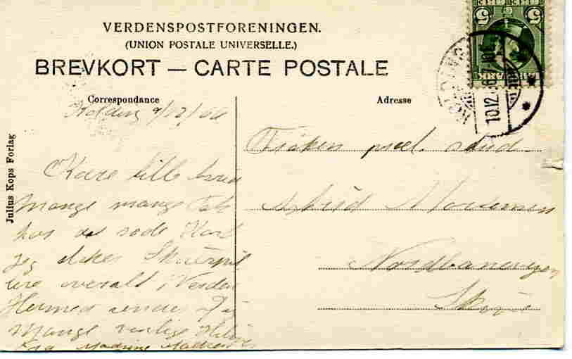 Koldinghus J Kops 1906