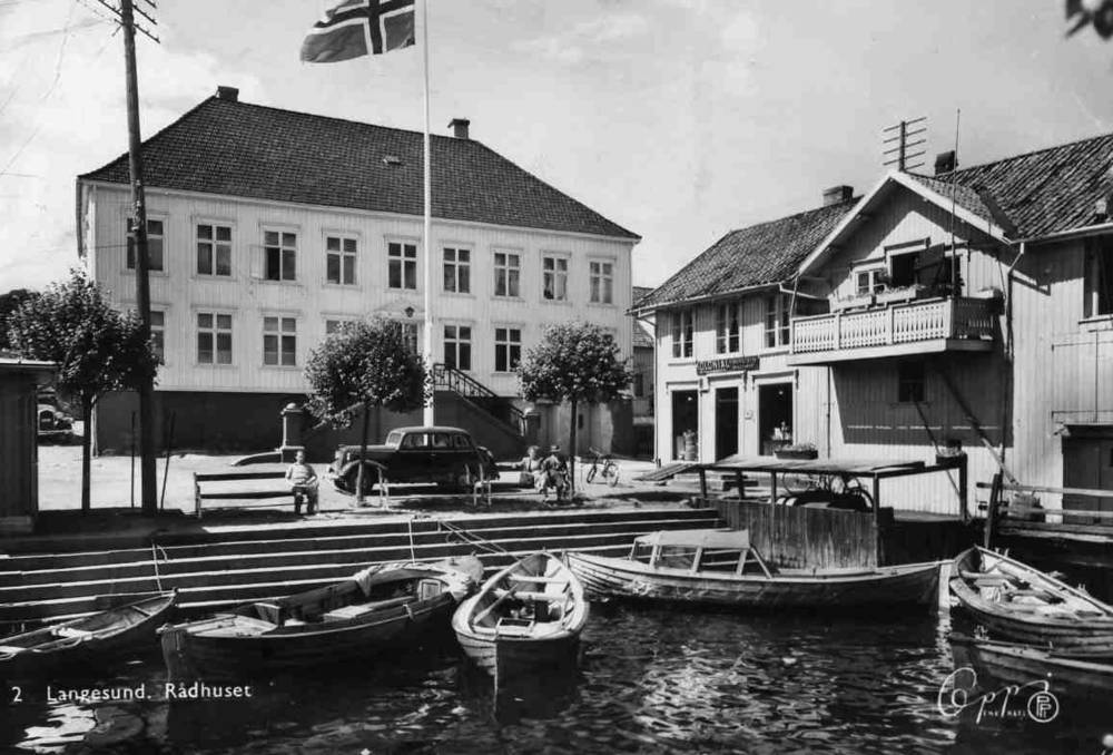Langesund PPI nr 2 Rådhuset st Langesund 1956