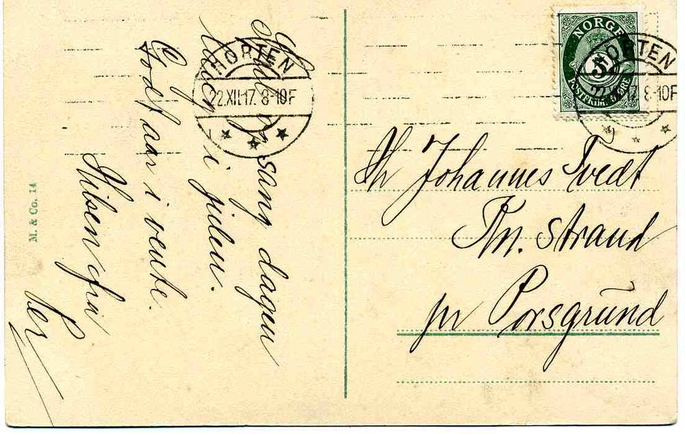 ukjent st Horten 1917 M; 14