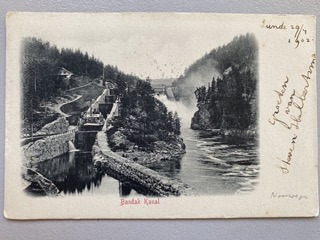 Bandak kanal, 1902