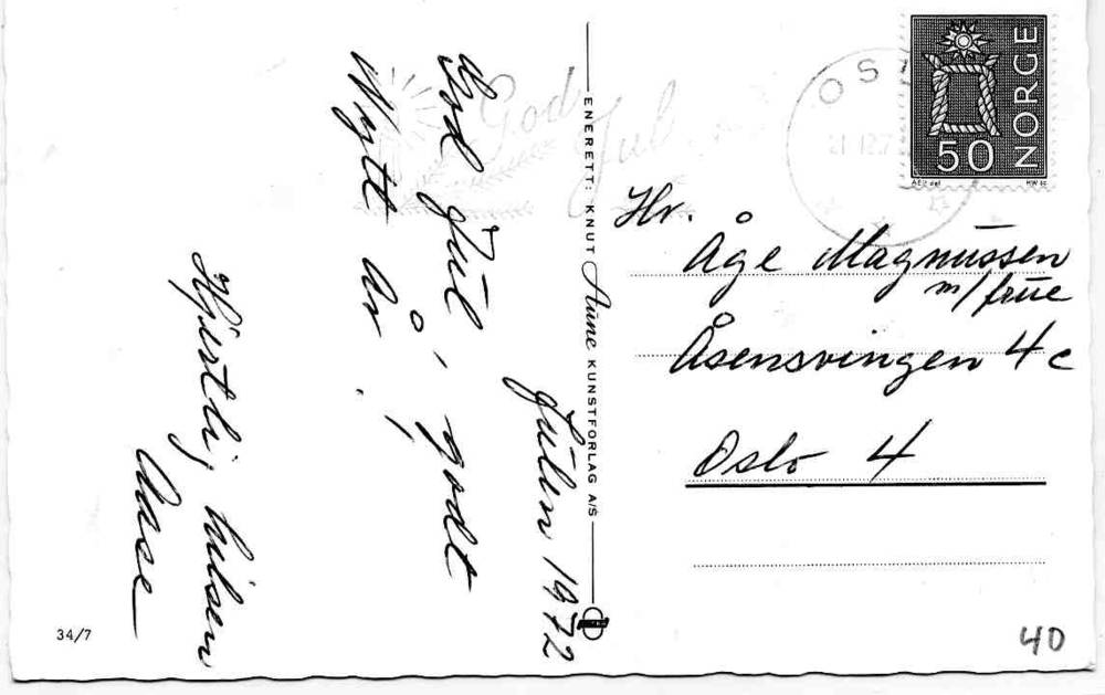 st Oslo 1972 G Bratlie Aune 34/7