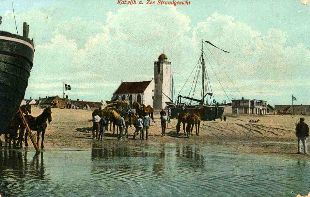 Katwijk a Zee Strandgezicht  Schaefer  st ditto 1908