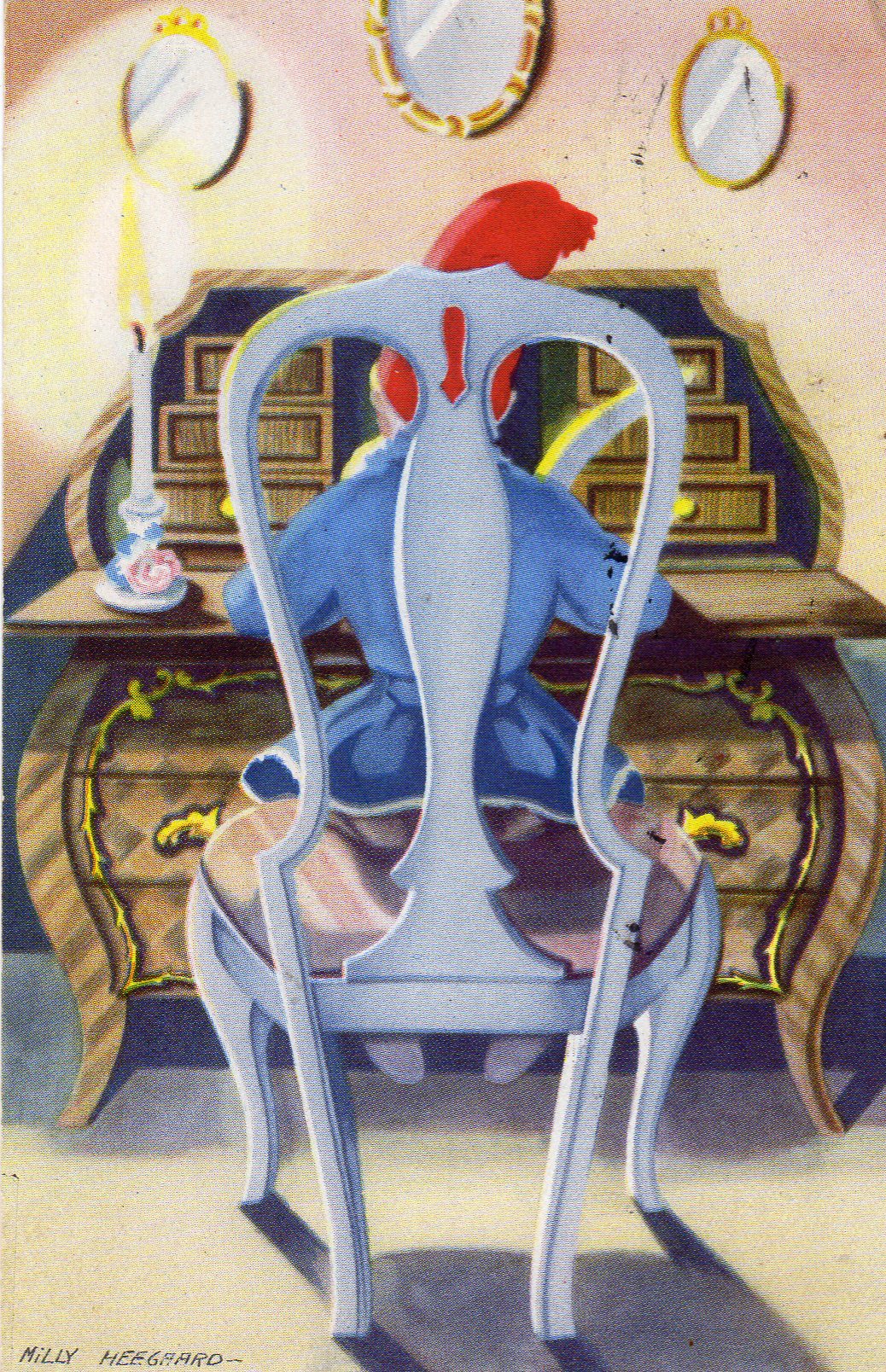 Mittet Serie 2809 Milly Heegaard St. 20.12. 1951 Horten 