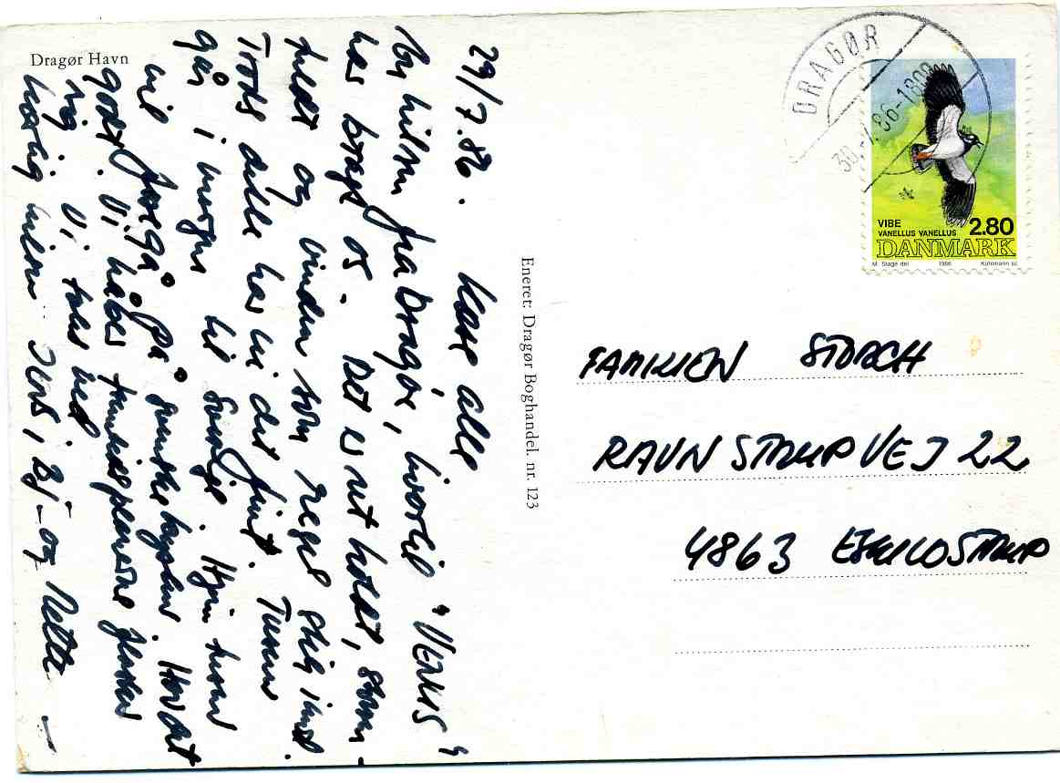 Dragør havn  st Dragør 1986