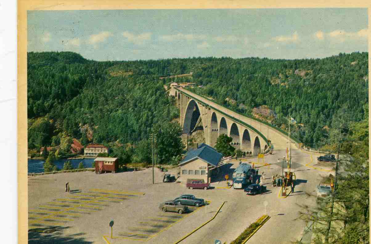 Svinesundbroen E Sem nr 310 st Festningsten festning 1958