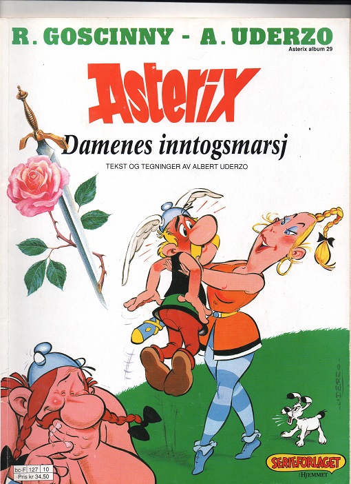 Asterix - Damenes inntogsmarsj, Goscinny & Uderzo, Hjemmet 1991 P B O