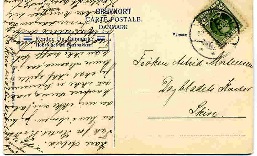 Hobro sett fra bluesbakken Warburg