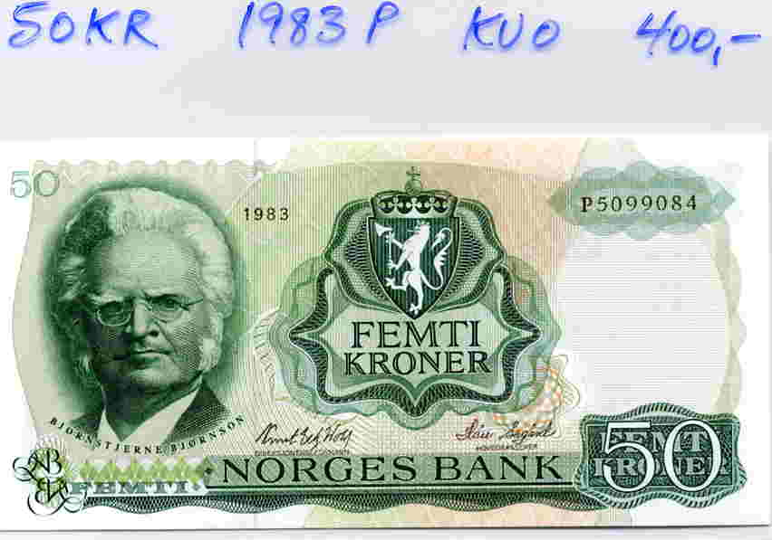 50 kr 1983 P Kv 0