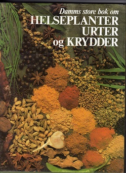 Damms store bok om helseplanter urter og krydder, Sarah Garland, Damm 1989 Smussb. med rift B O