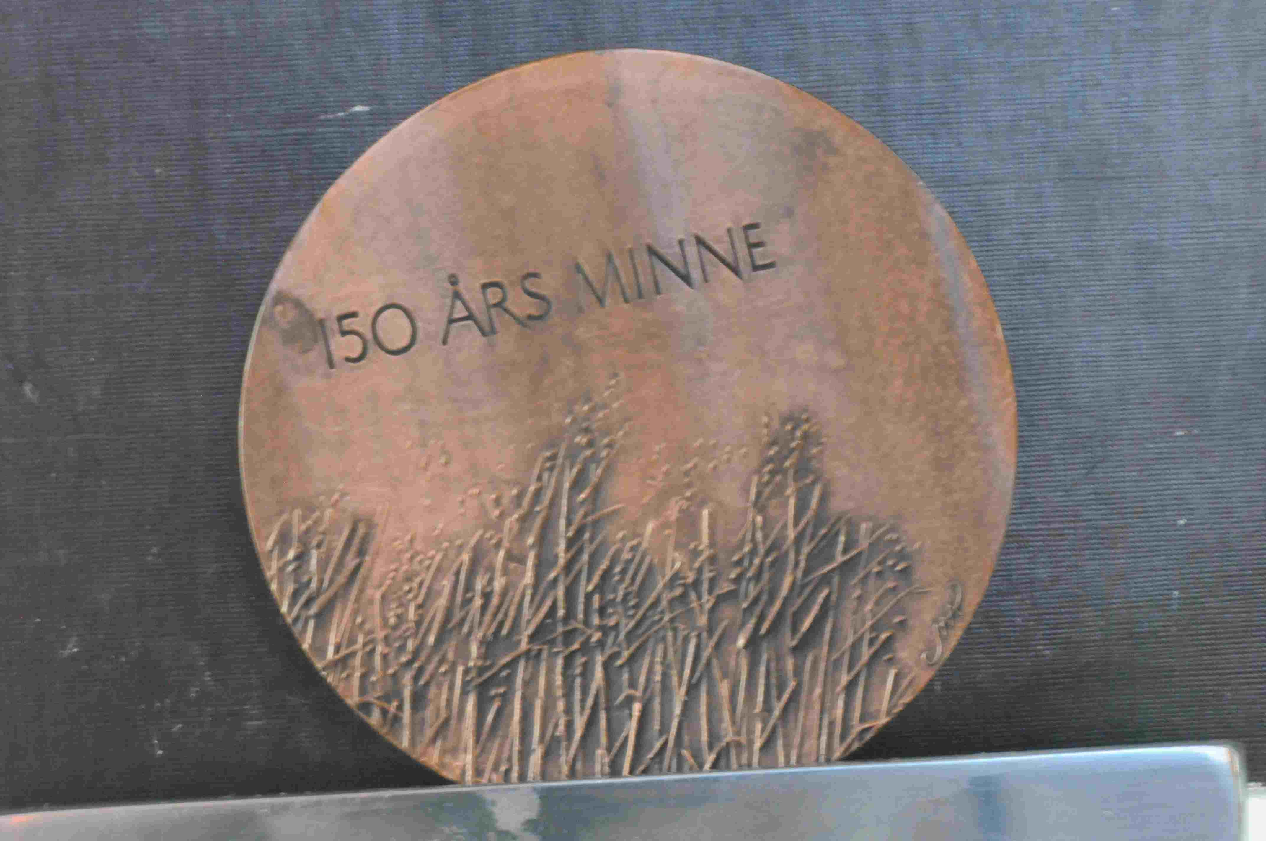 medalje 1975 Norsk utvandring 150 år kobber pen