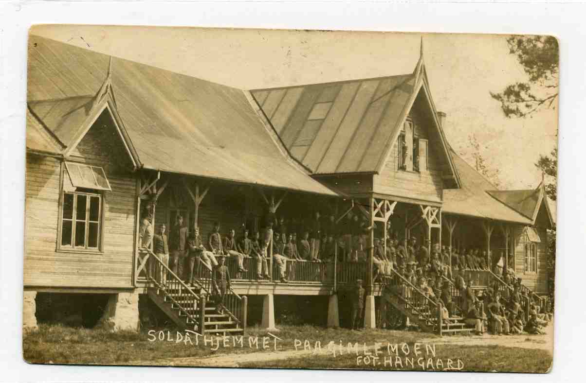 Soldathjemmet paa Gimlemoen Hangaard  st Christiania 1911