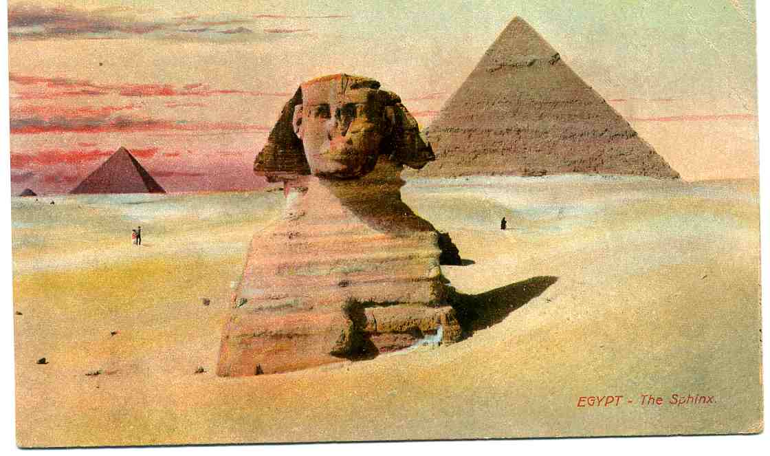 Egypt The Sphinx  st Sandnes 1921 CL 103