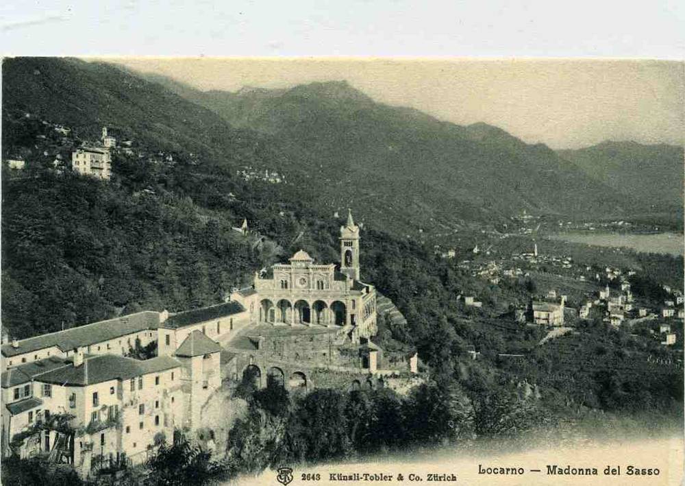 Locarno Madonna del Sasso Kunsli-Tobler 2643 st Locarno 1906