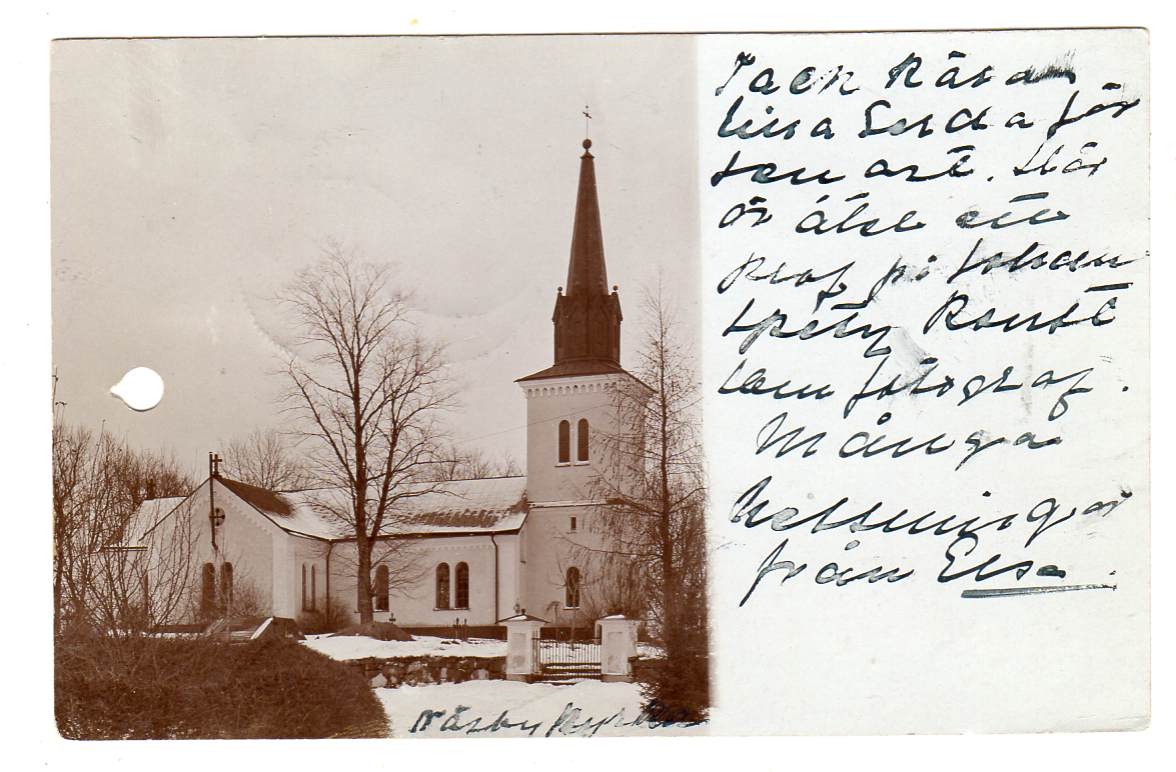 Nâsby kyrka  st Uitersâ 1901 hull