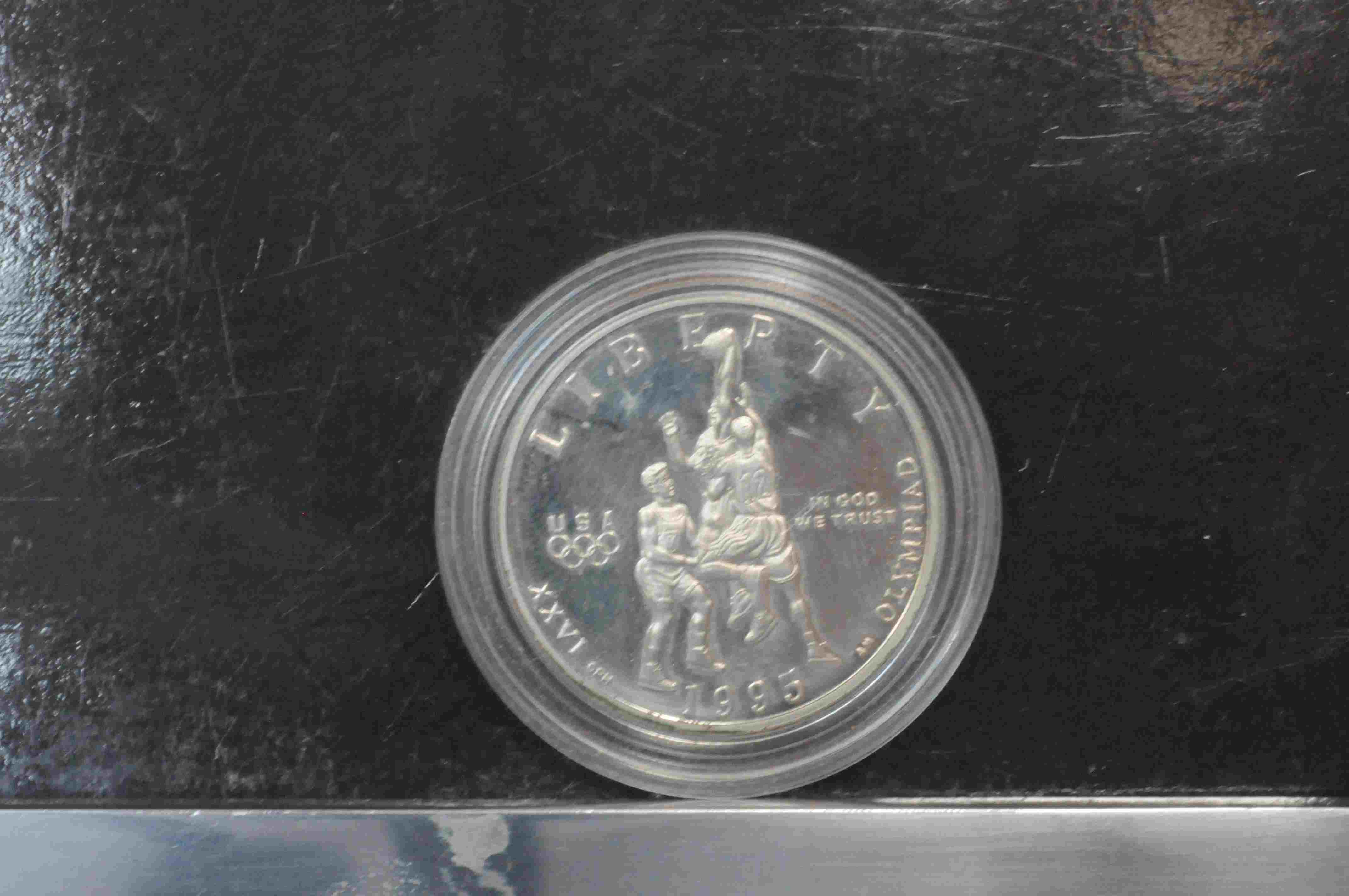 1/2 dollar Atlanta Olympics 1995 sølv proof