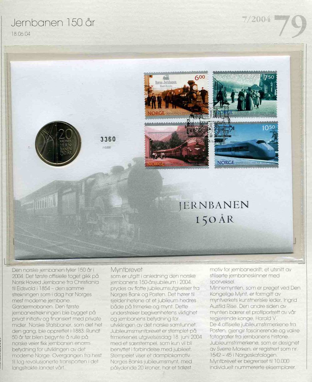 Jernbanen 150 år 2004