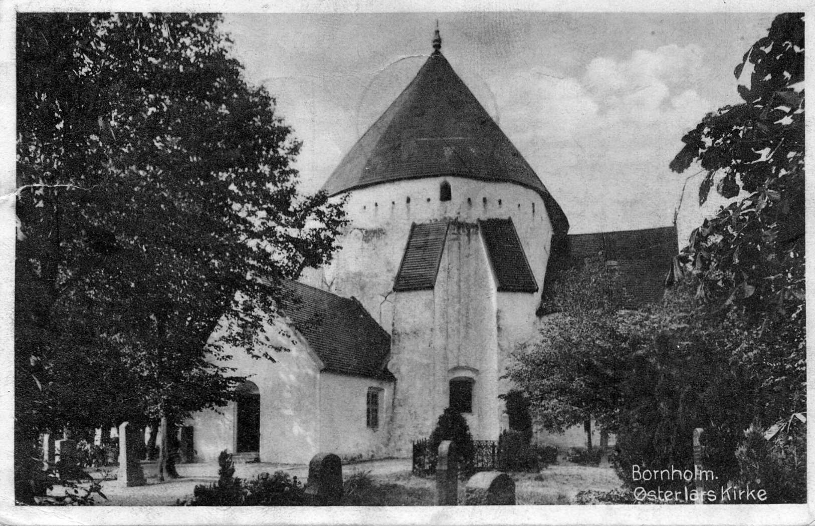 Bornholm Østerlars kirke 1937