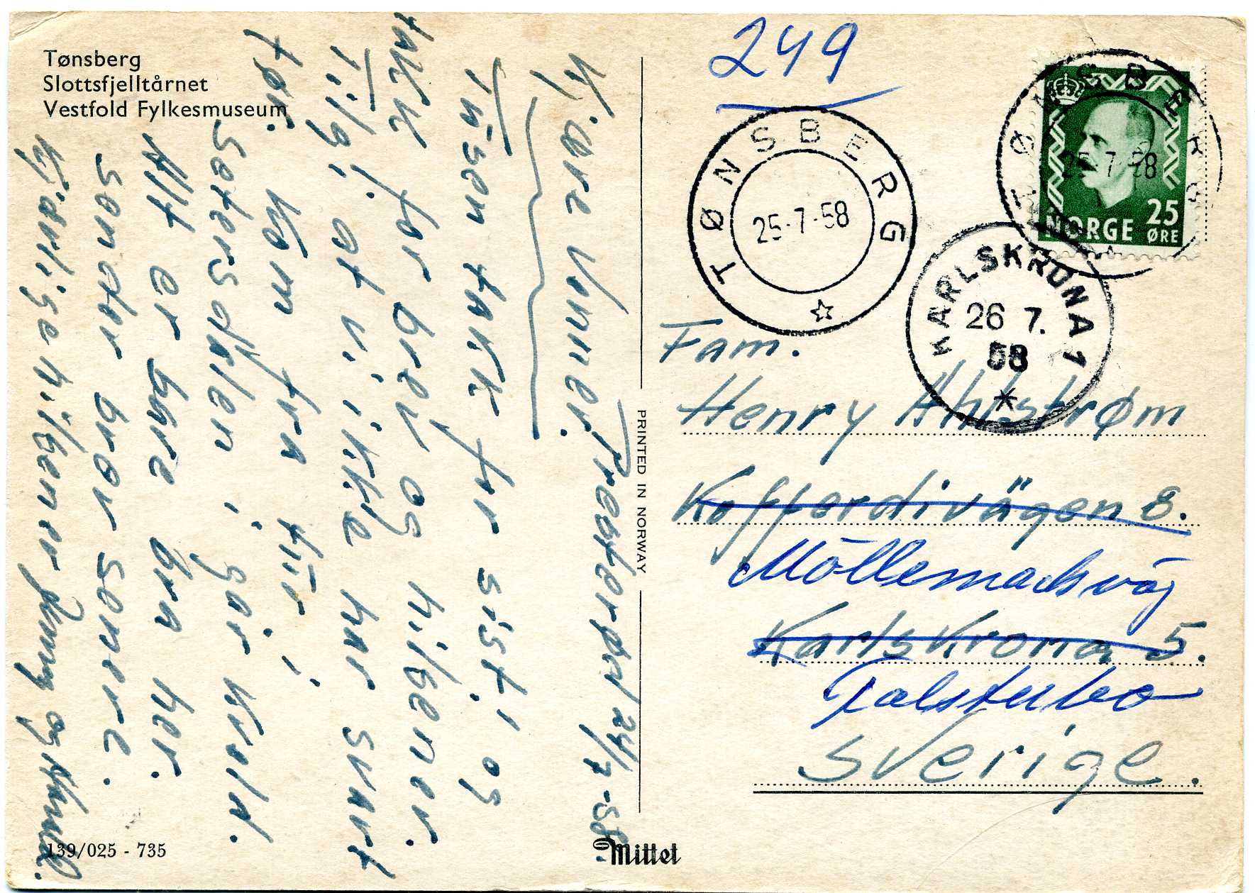 Slottsfjellet Fylkesmuseet Mittet 139/025-735