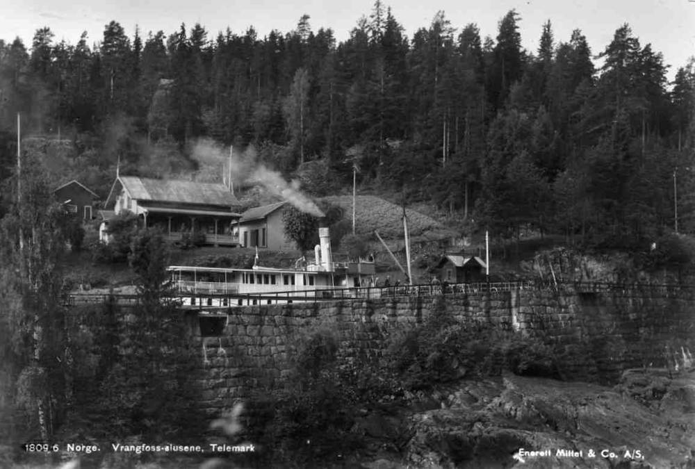 Vrangfoss-slusene telemark Mi; 1809 6