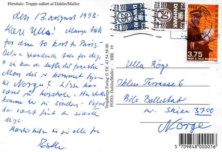 Trappe utført av Dahlin/Møller 1998