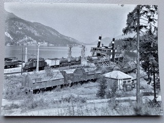 Rjukanbanen, D/F AMMONIA, Logmotiv type EL1, slutten av 1930 tallet, H-14-179, Normann