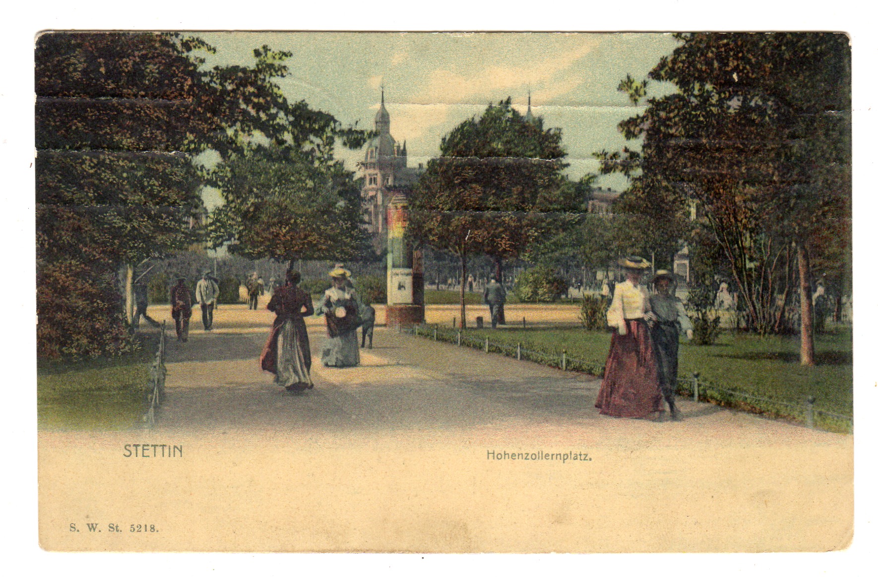 Stettin  Hohenzollernplatz st Haugesund 1911
