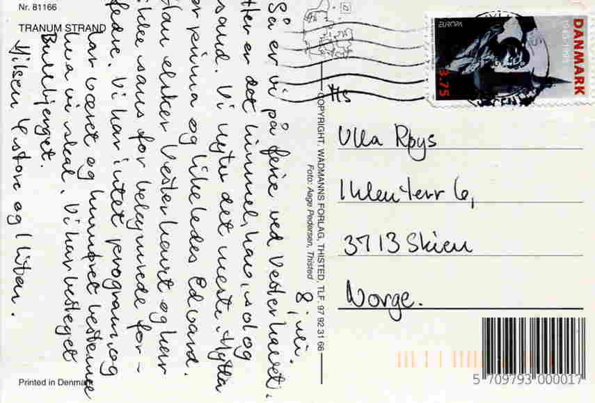 Tranum strand 1995 Wadmann