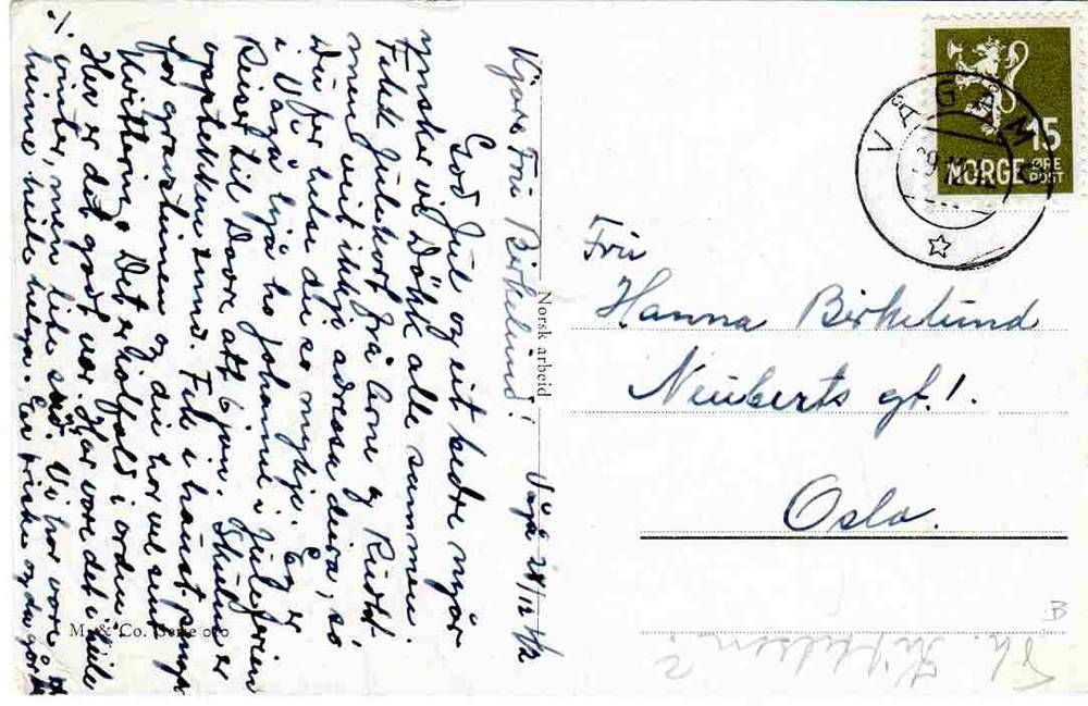 Th Kittilsen Mi; nr 010 st Vågamo 1942