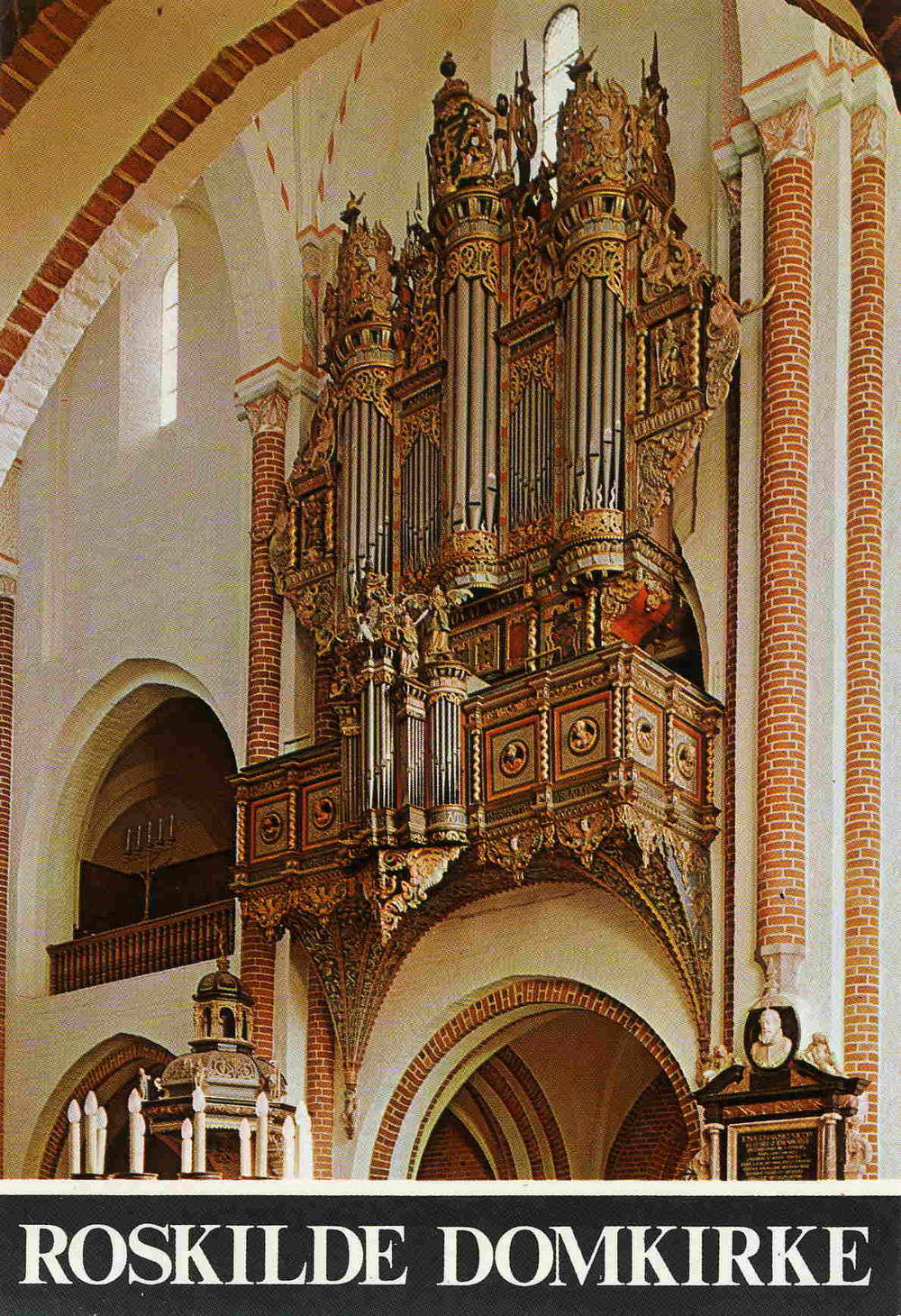 Roskilde domkirke Orgelpulpituret 1554 Grønlund
