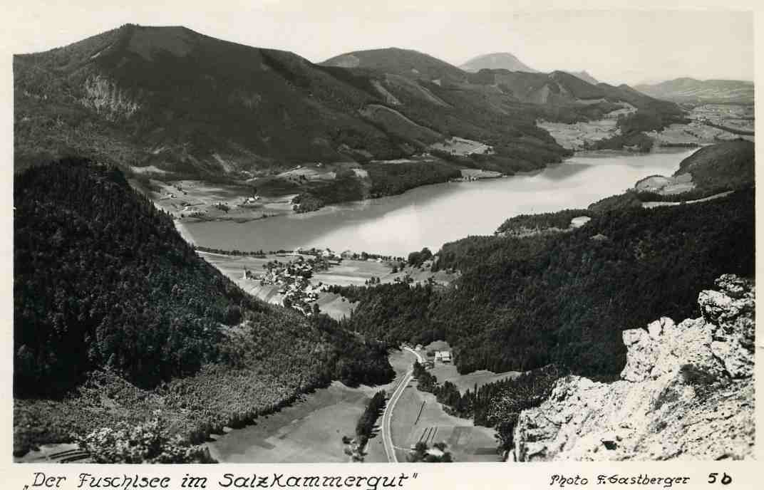 Der Fuchtsee im Salzkammergut F Gastberger st Fucht an see 1957