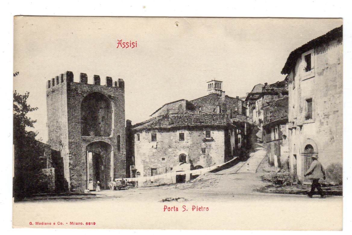 Assisi Porta S Pietro Modiano 6819 Milano