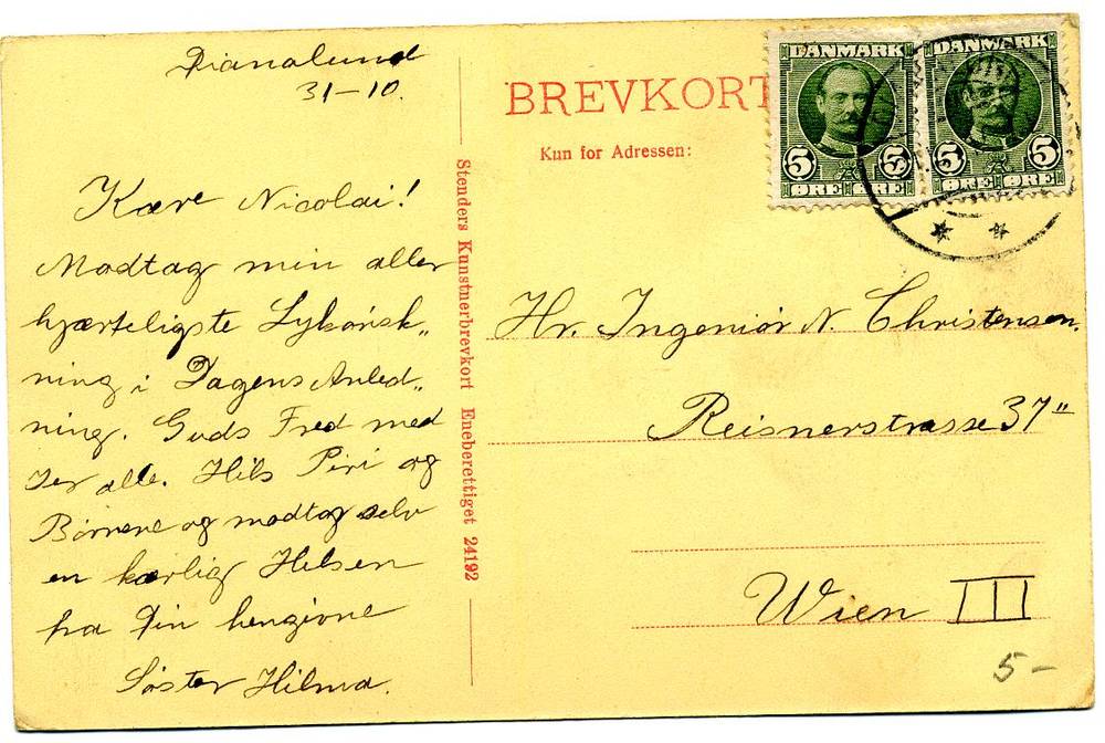 Fra den jydske hede  Stender 24192  st 1910