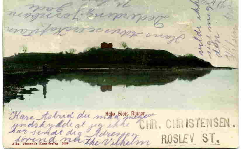 Kalø slots ruiner Vincent 1906