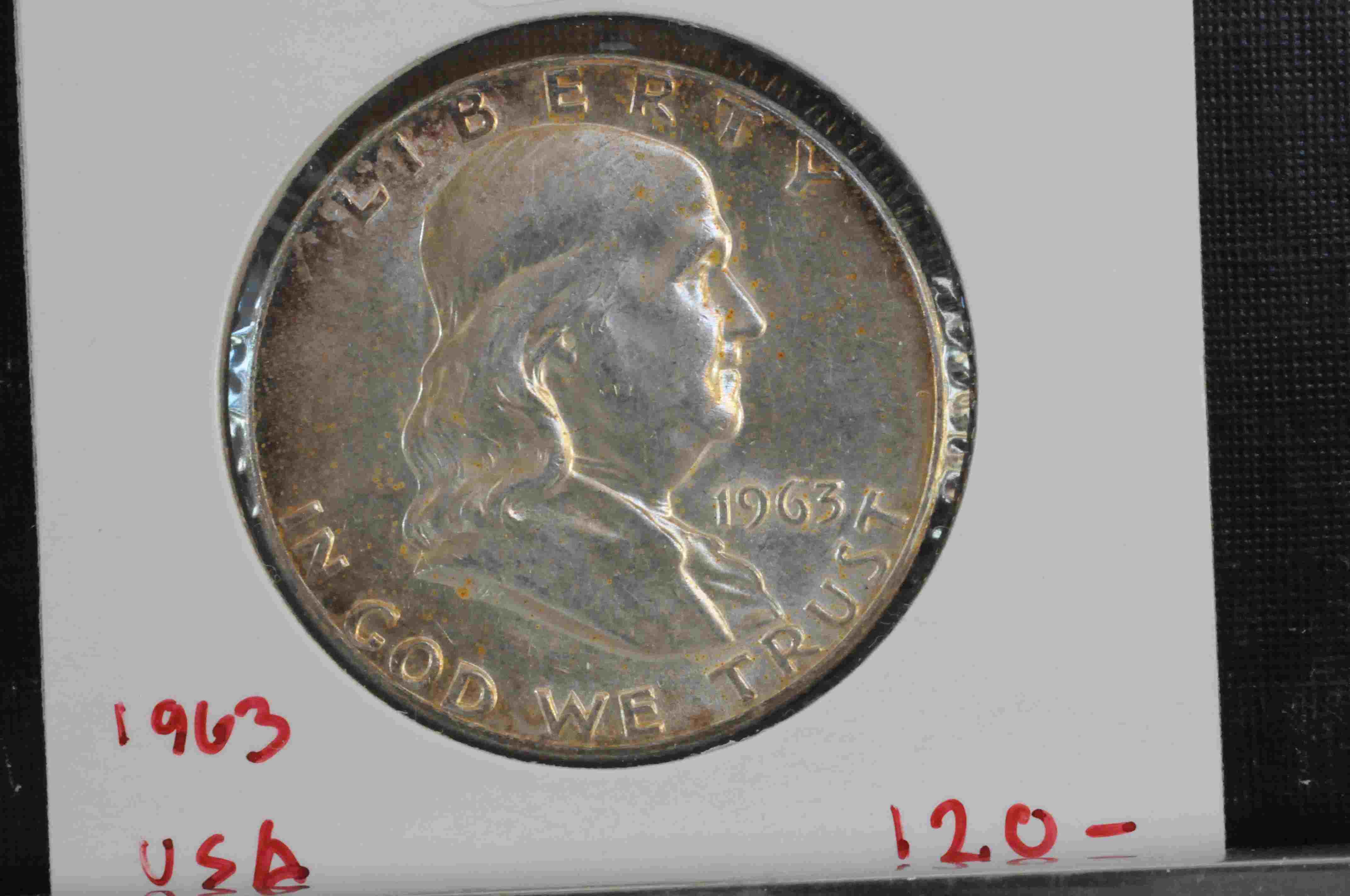 1/2 dollar 1963 USA kv01/0
